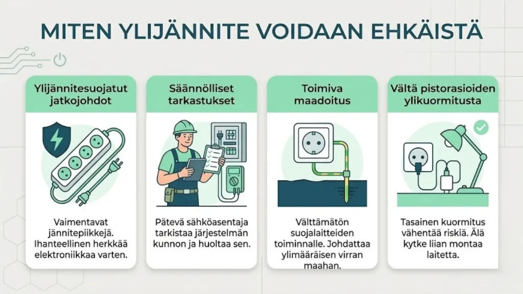 Miten ylijännite voidaan ehkäistä
