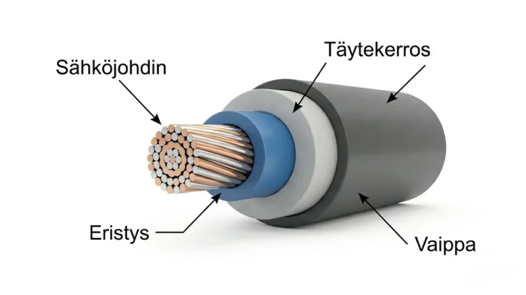 Kaapelin osat