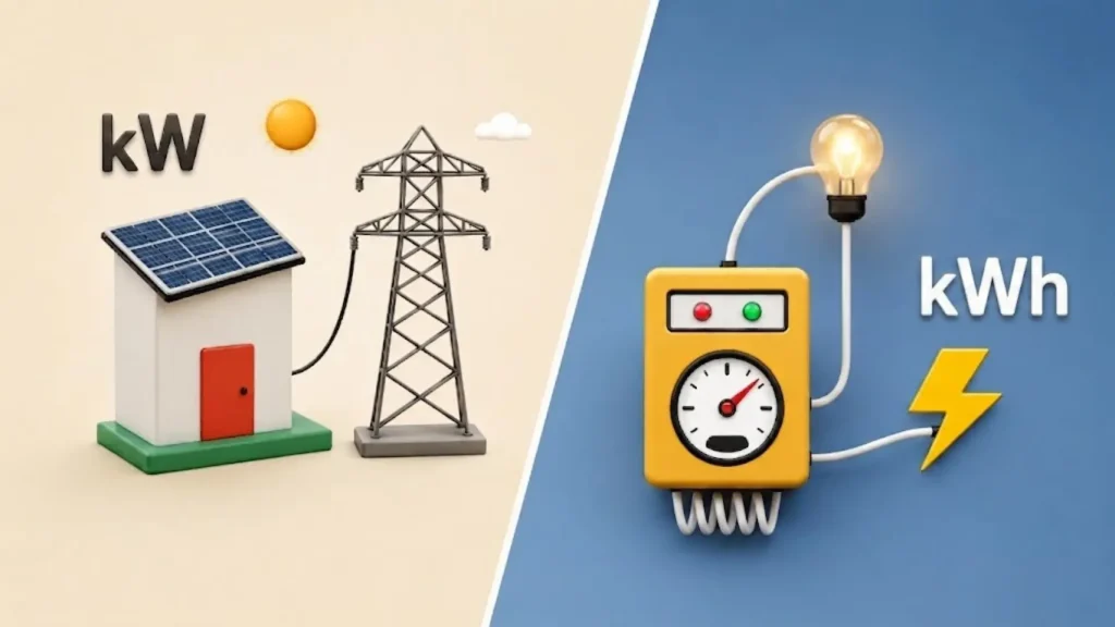 kW vs kWh