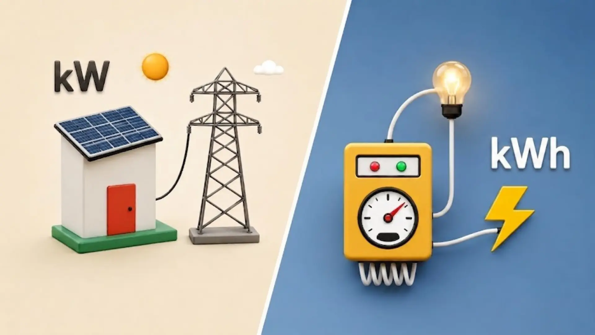 kW vs kWh